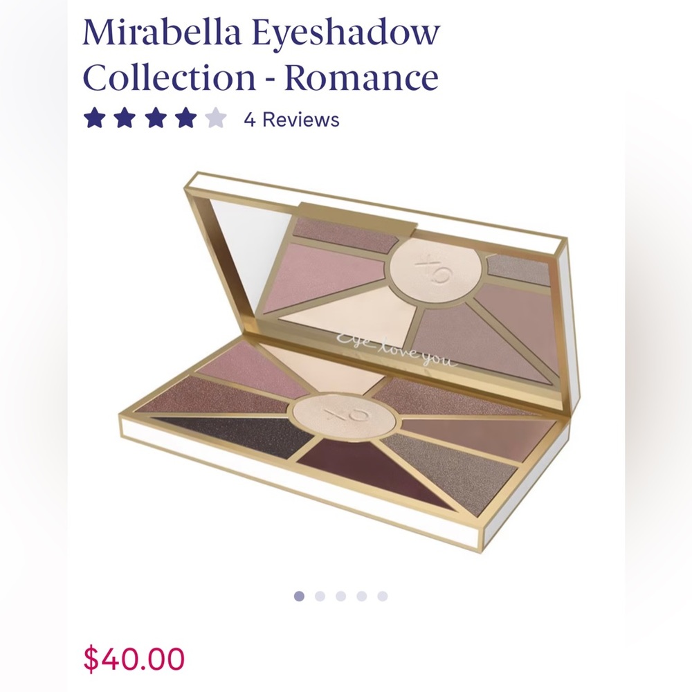 New Mirabella eyeshadow Romance